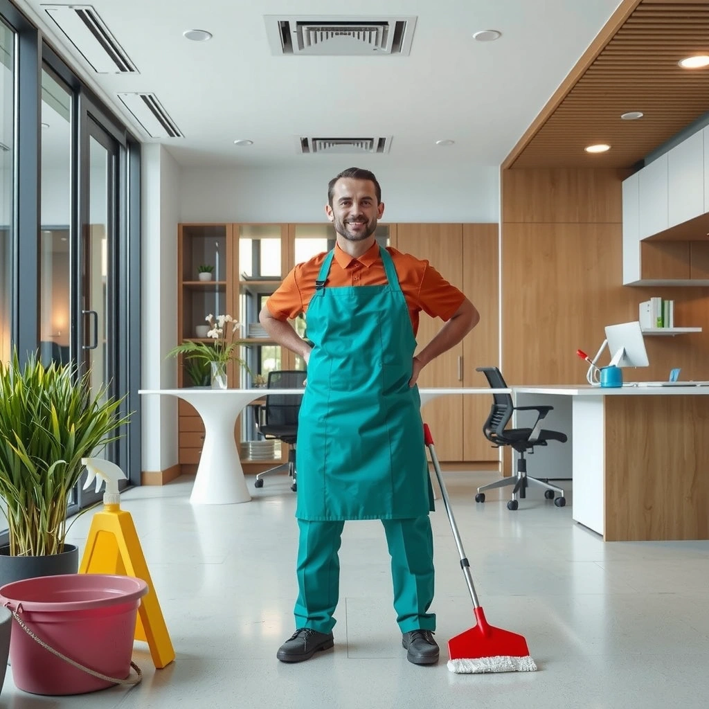 Professional cleaning service hero background